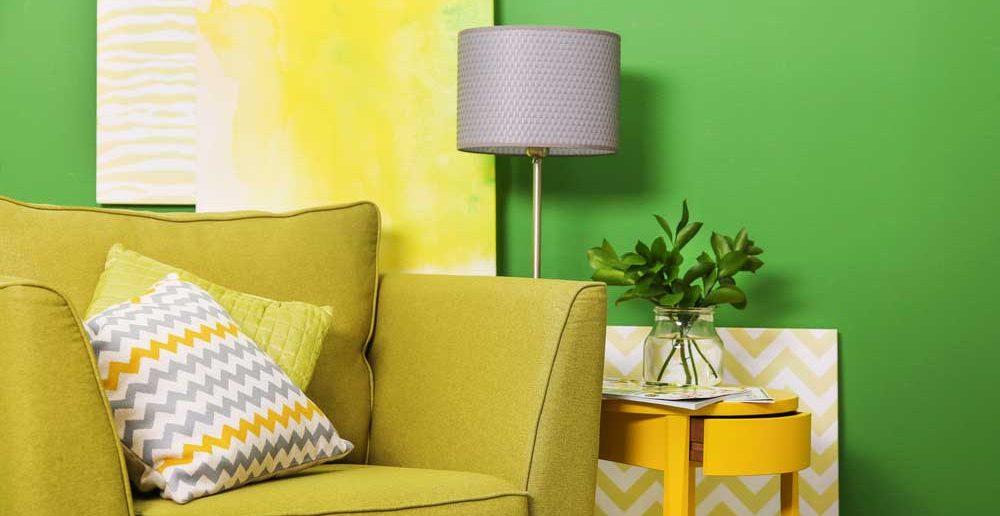 Geel en groen: durf te gaan voor opvallende kleurcombinaties in huis