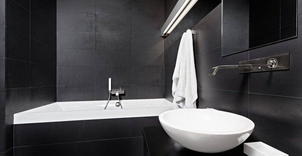 Zwart-witte badkamer voorbeelden